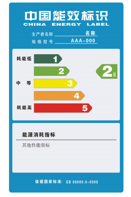 中國能效標(biāo)識(shí)
